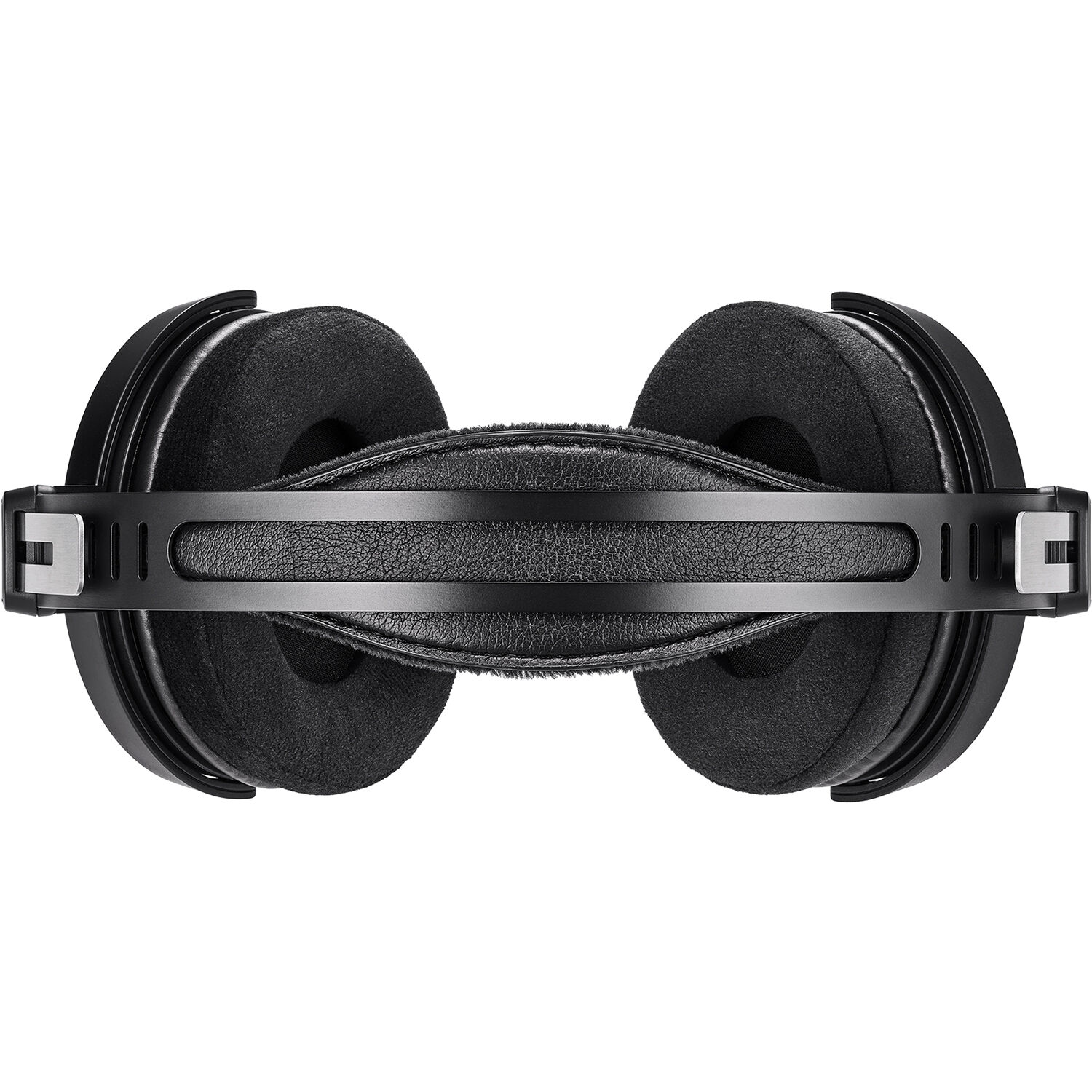 Audio Technica ATH-R30x studio headphones with over-ear design and adjustable headband, shown in a close-up image.