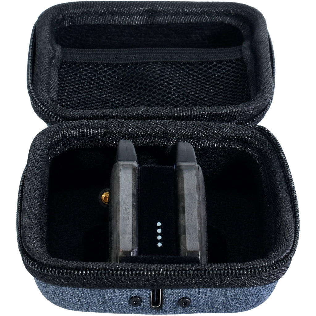 iFi Audio Go Pod Air headphone amplifier and DAC compact device with sleek design and control buttons.