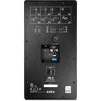 Kali Audio SM-8 active nearfield monitor speaker with black enclosure and front bass port, designed for studio audio monitoring.