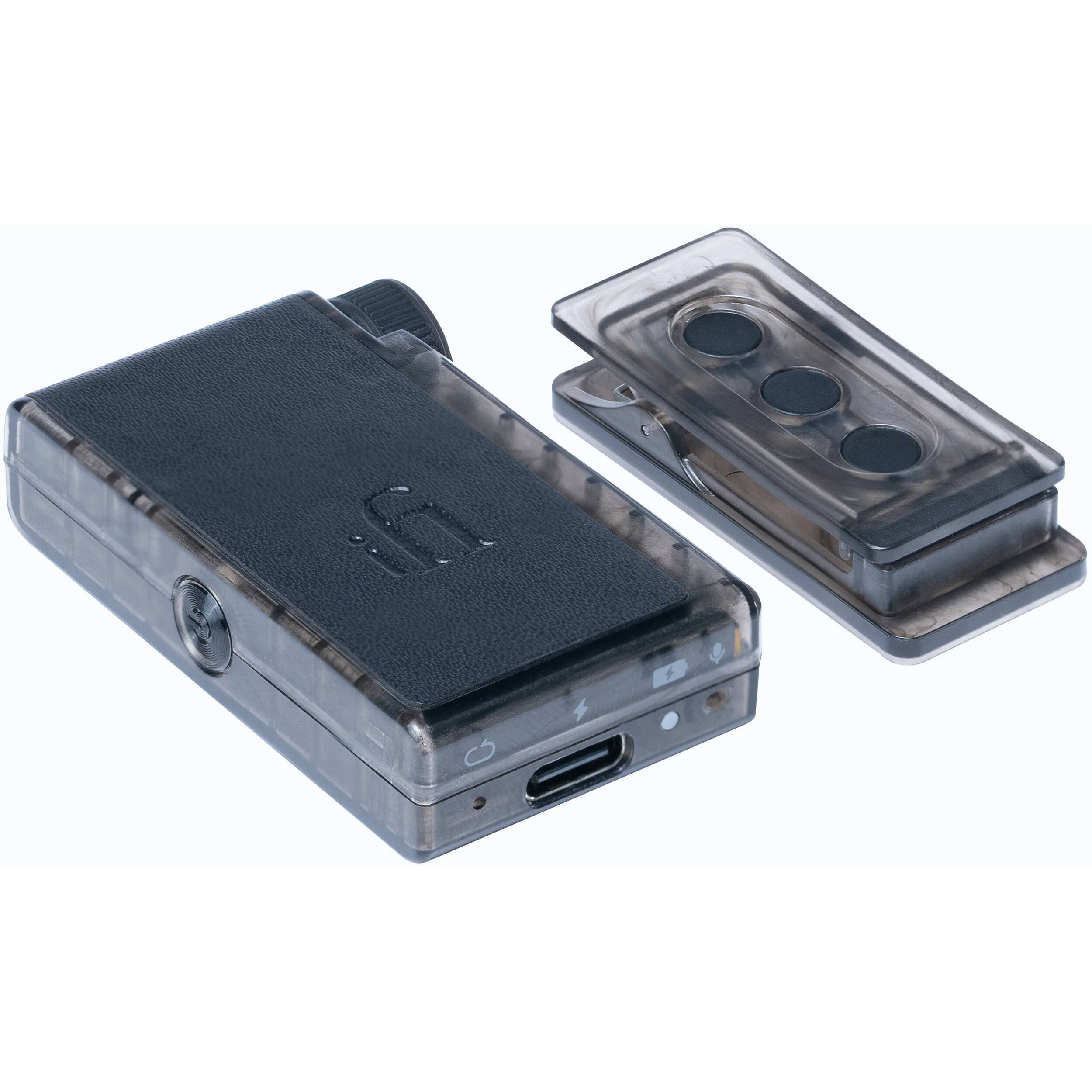 iFi Audio Go Blu Air headphone amplifier and DAC, compact black device with controls and ports, designed for high-quality audio listening
