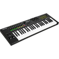 Nektar Impact LX49 MK3 MIDI keyboard with 49 keys, control knobs, and buttons for music production and digital performance.