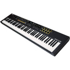 Nektar Impact LX88 MK3 MIDI keyboard with 88 keys, control knobs, and pitch/mod wheels for music production.