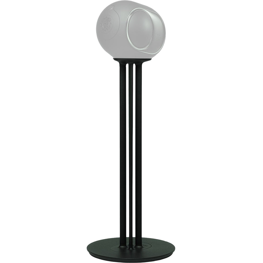 Devialet Tree Phantom Ultimate 98 dB speaker stands with sleek design and sturdy support for high-quality audio setup.