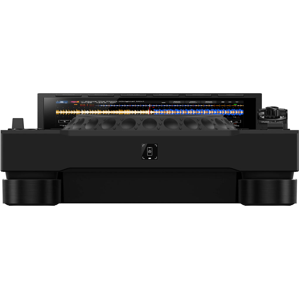 AlphaTheta CDJ-3000X DJ media player with jog wheel, display screen, and control buttons for professional DJ setup.