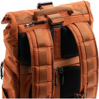 Think Tank FocusPoint RollTop video equipment bag with adjustable straps and protective design for gear transport.