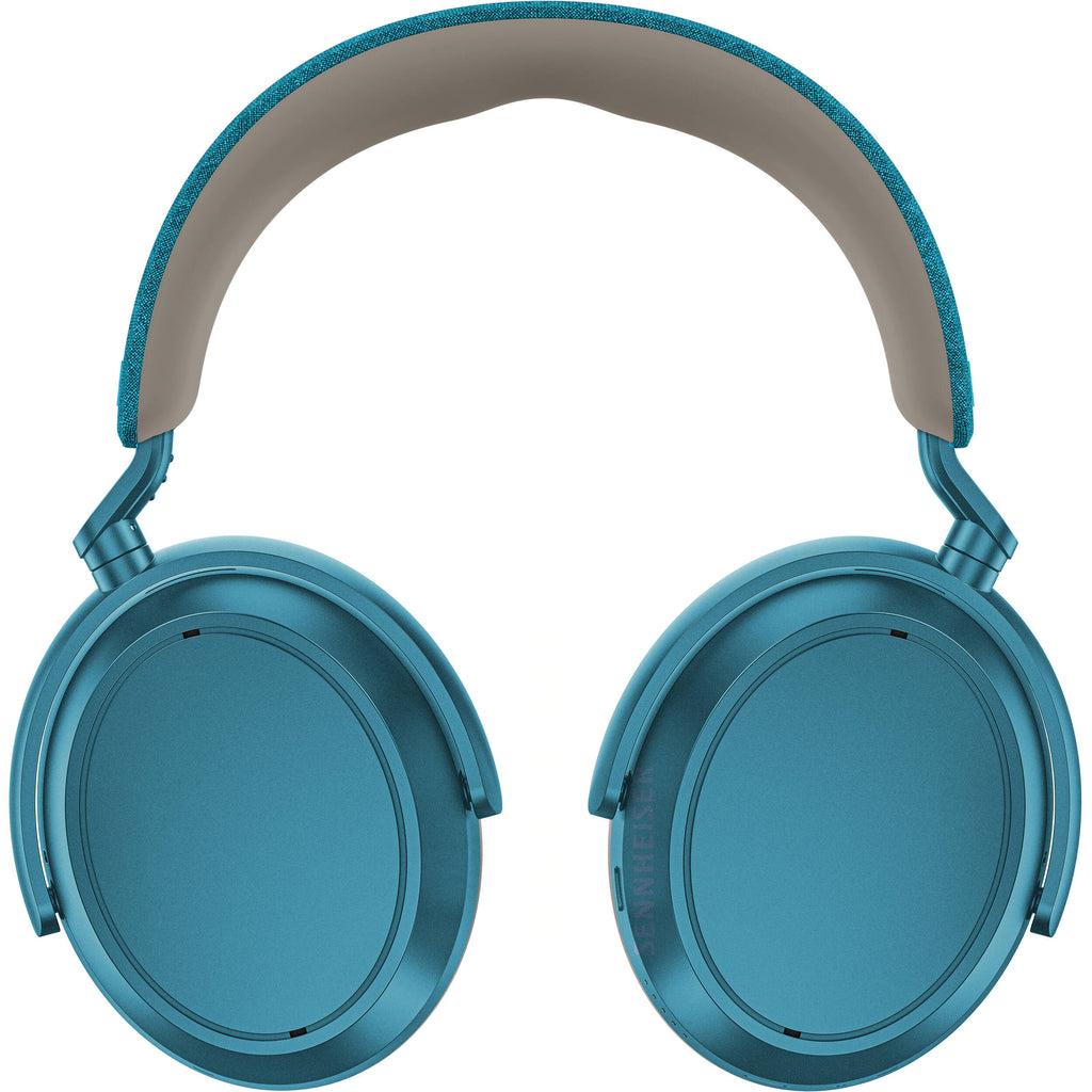 Sennheiser Momentum 4 Wireless headphones with over-ear design, black color, and cushioned ear cups for comfortable listening.