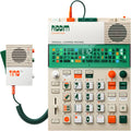 Teenage Engineering EP-40 and EP-2350 drum machines and samplers in the Launch Bundle, showing their compact design and controls.