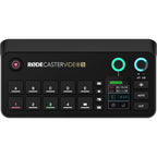 Rode RodeCaster Video S video editing controller with touchscreen, knobs, and buttons for professional content creation.