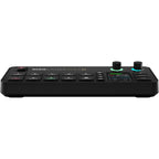 Rode RodeCaster Video S video edit controller with multiple buttons, dials, and ports for professional media production.