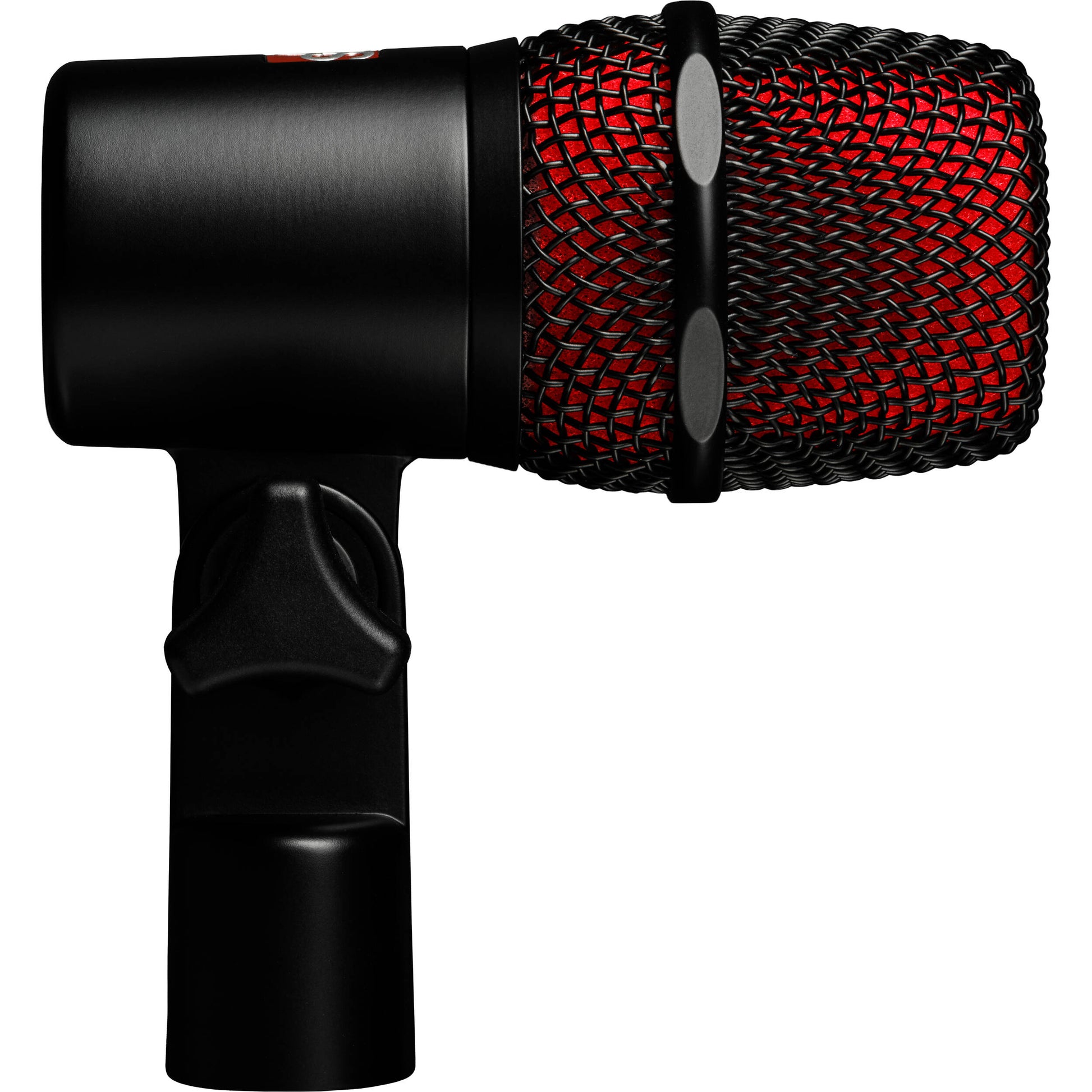sE Electronics V BEAT dynamic microphone with black body and grille, ideal for professional vocal and instrument recording.
