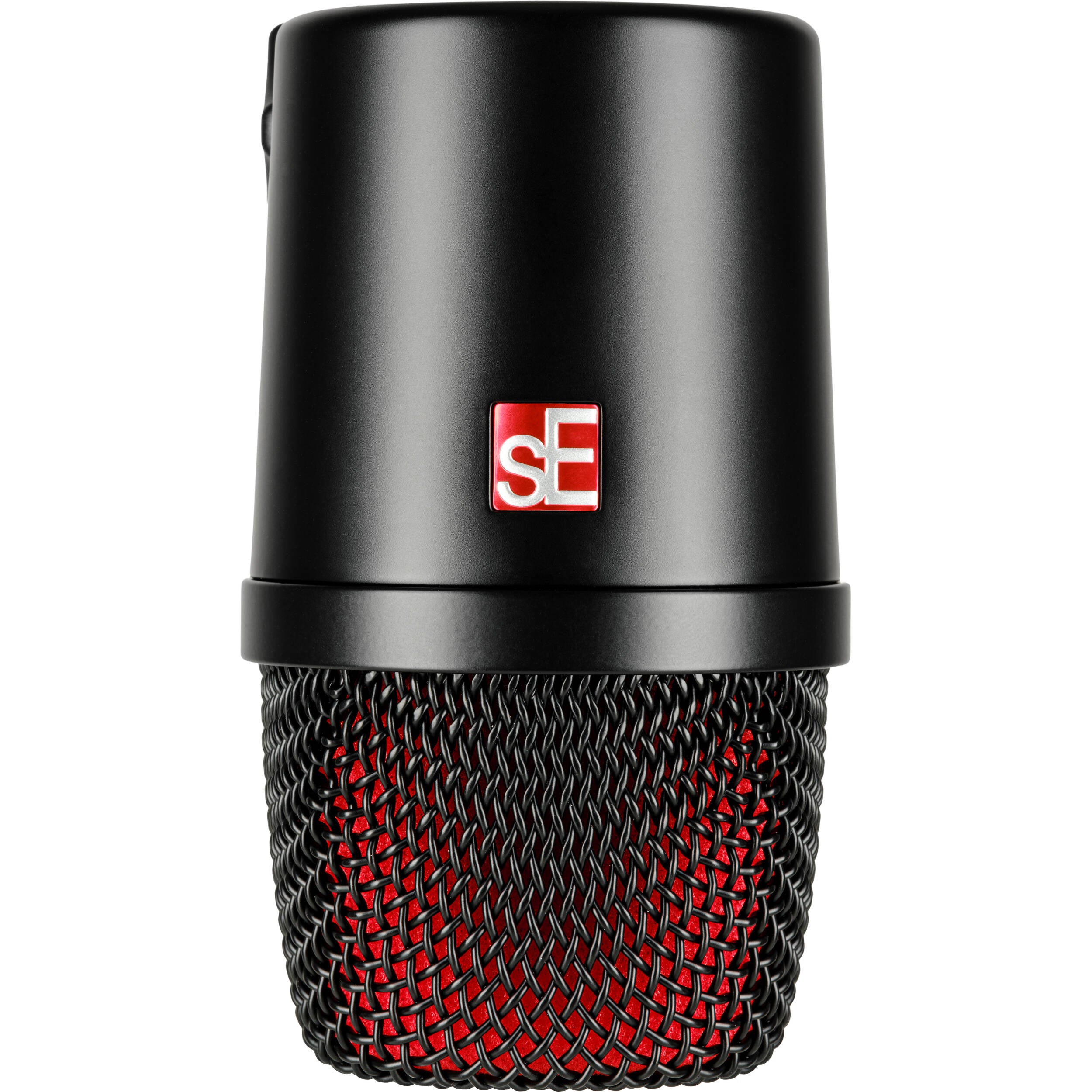 sE Electronics V KICK dynamic microphone for kick drums and percussion, with rugged build and professional audio quality.