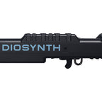 ASM Diosynth synthesizer with multiple knobs and controls, showcasing its professional electronic music production interface.