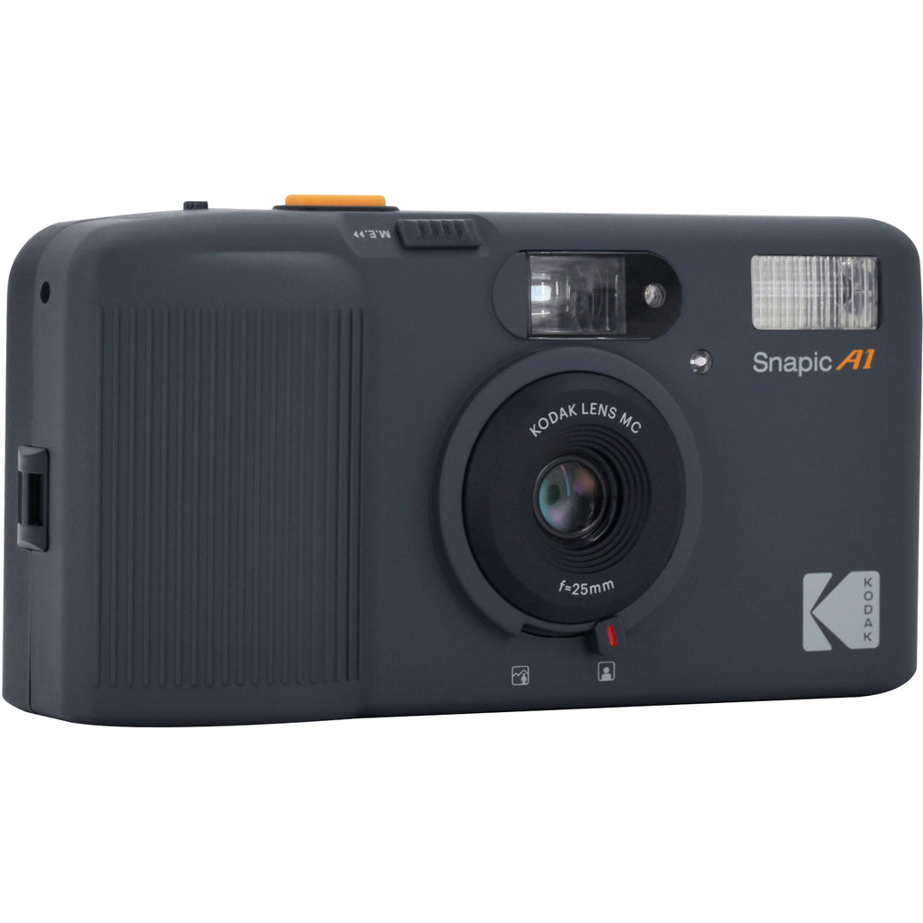 Kodak Snapic A1 instant compact camera with black body and lens, designed for quick photo printing and easy handheld use.