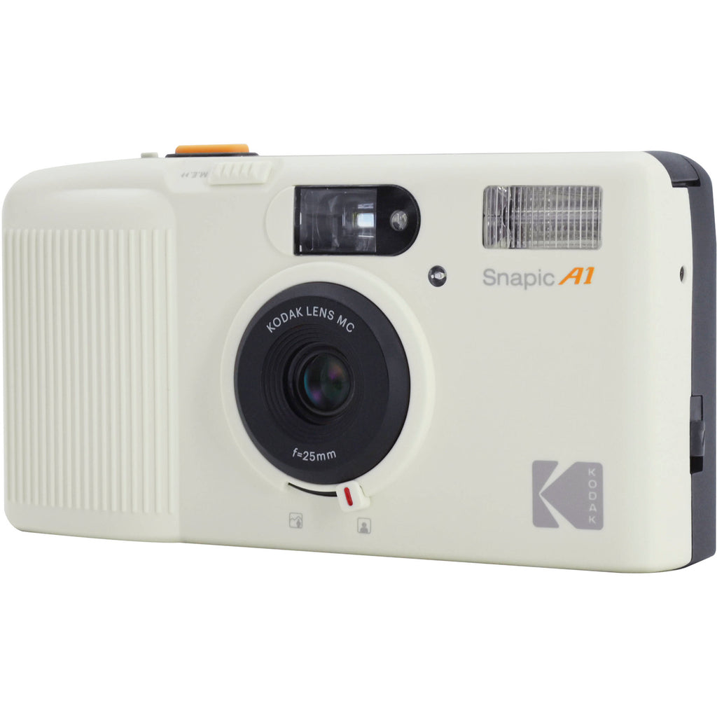 Kodak Snapic A1 instant compact camera with lens, viewfinder, and colorful design, ideal for quick photo printing.