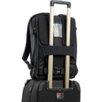 Think Tank Shape Shifter video equipment bag with multiple compartments and padded interior for DSLR cameras and accessories.