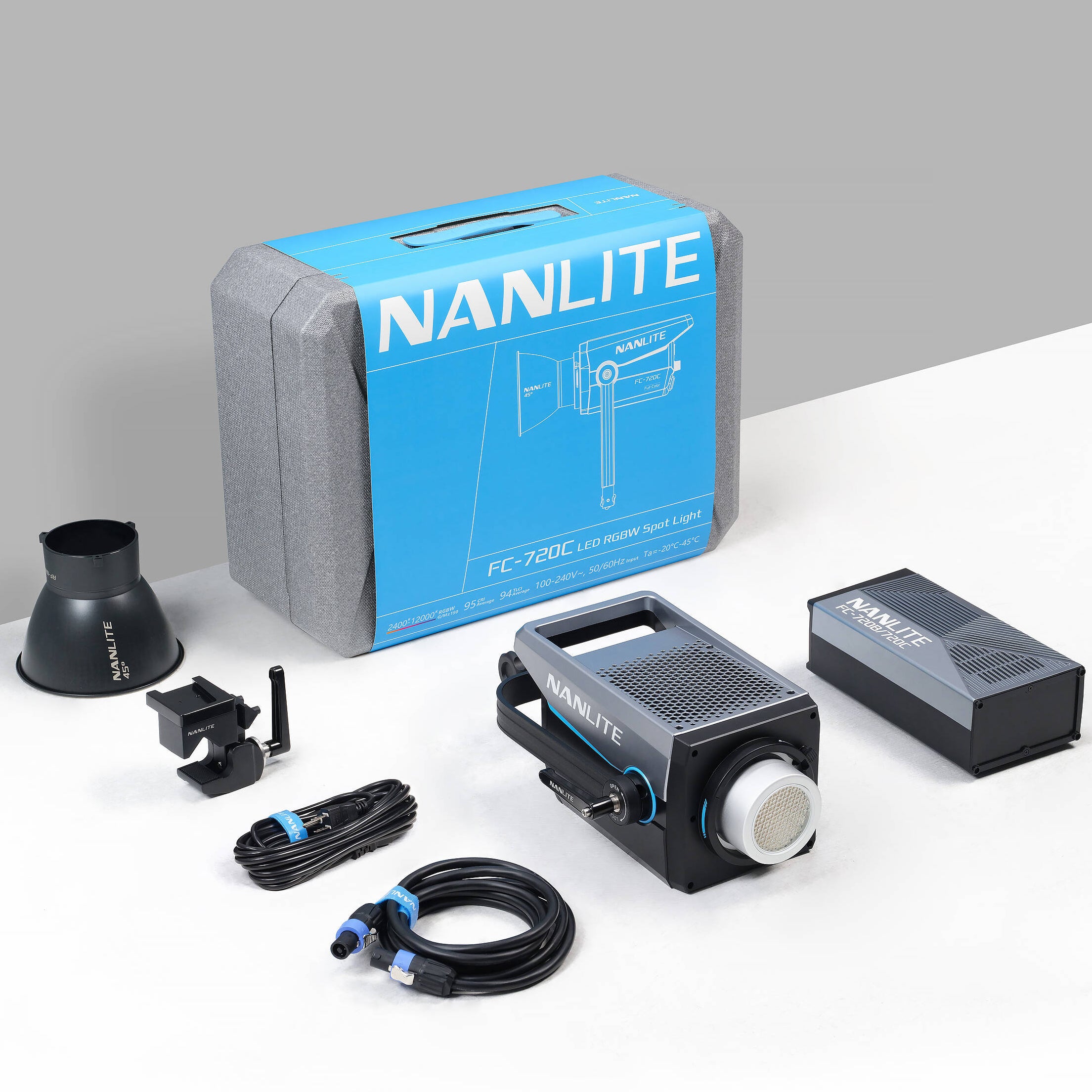 Nanlite FC-720C RGBW Color LED Spotlight
