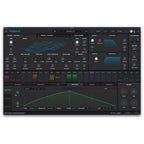 Arturia Pigments 7 virtual instrument plugin interface with colorful waveform displays and control knobs.