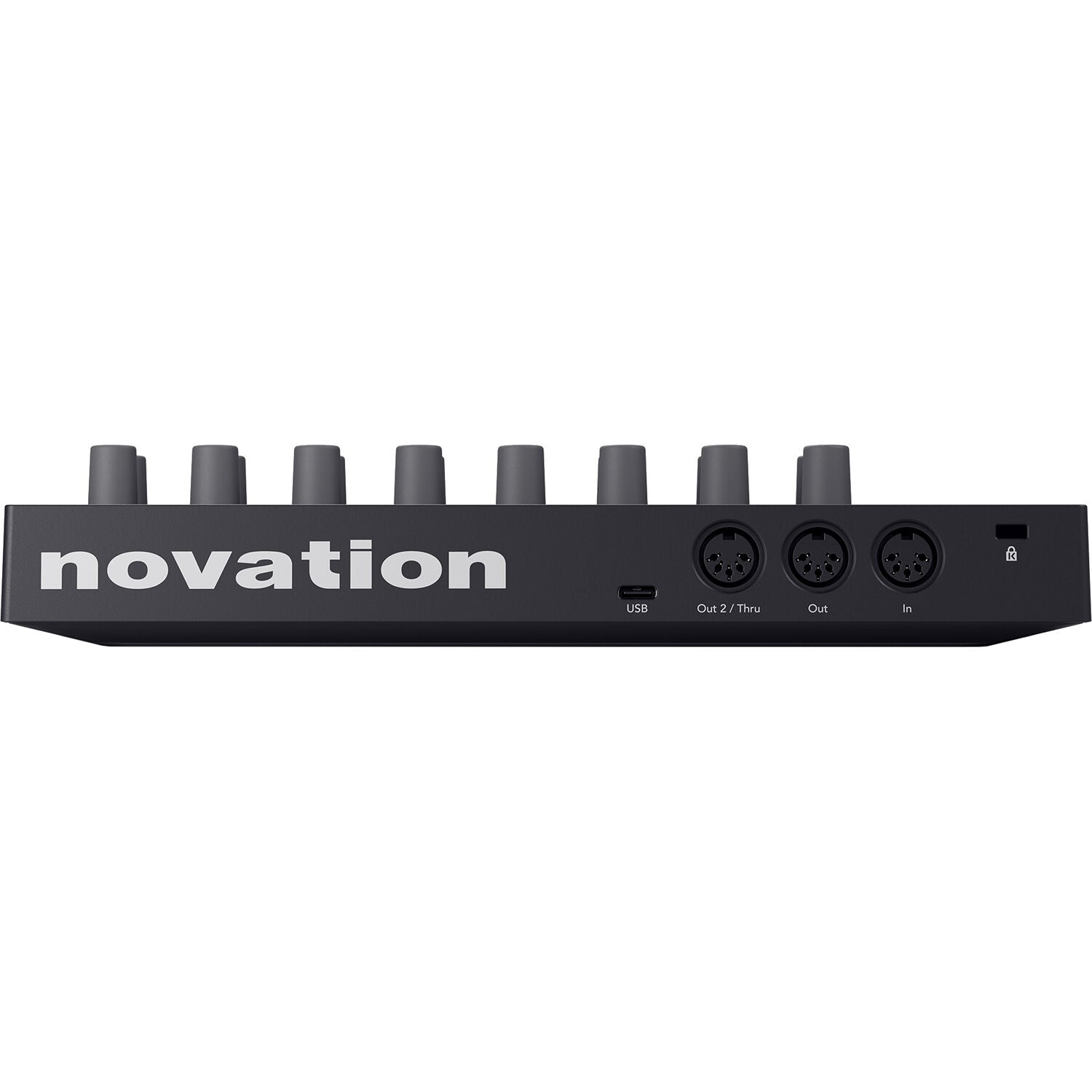 Novation Launch Control 3 MIDI controller with knobs and buttons for music production and live performance.