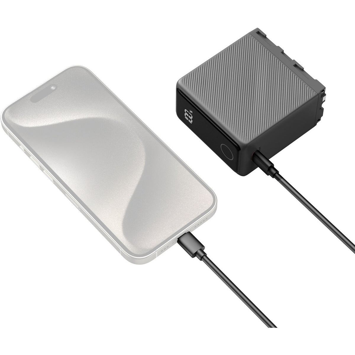SmallRig USB-C camera battery for Sony NP-F970, compact power source for compatible DSLR and mirrorless cameras.