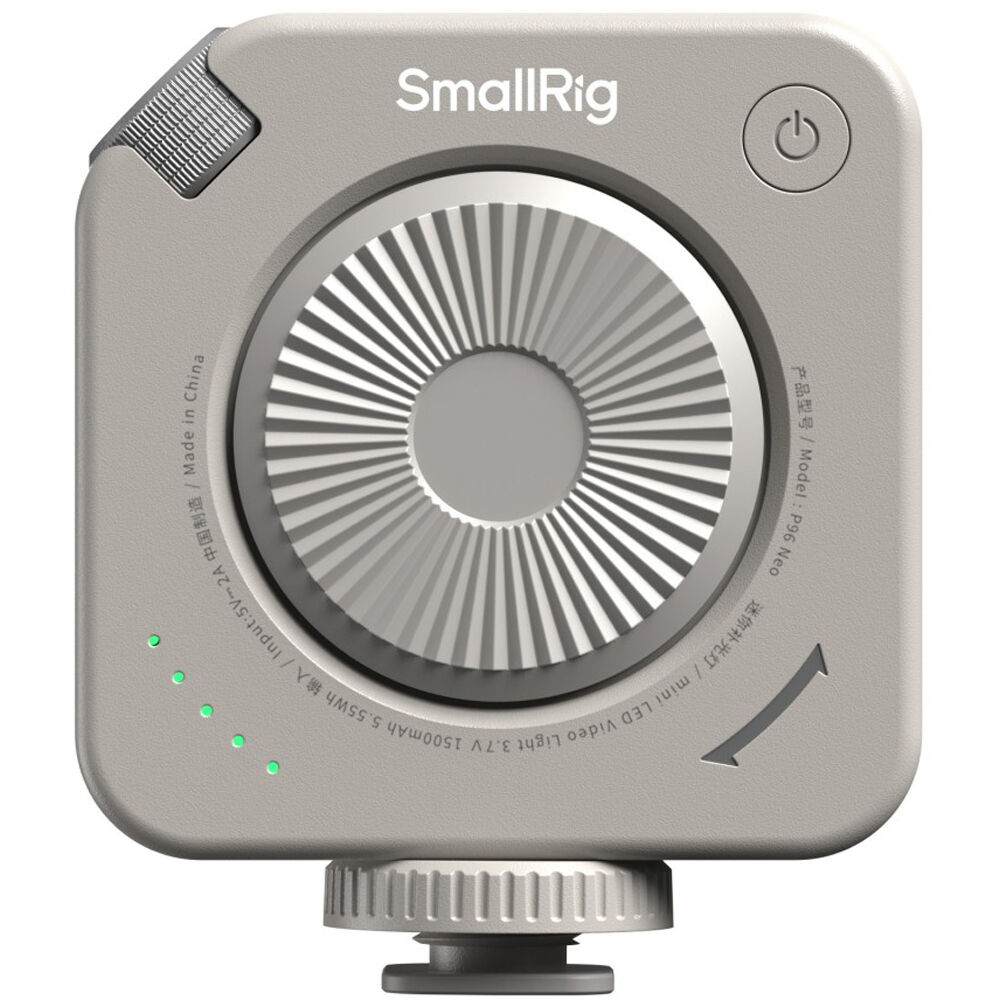 SmallRig Neo mini LED Video Light P96, bi-color LED light with adjustable brightness and color temperature for professional video production.