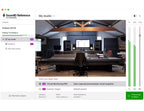 Sonarworks SoundID Reference Virtual Monitoring PRO room calibration software interface on computer screen showing calibration settings