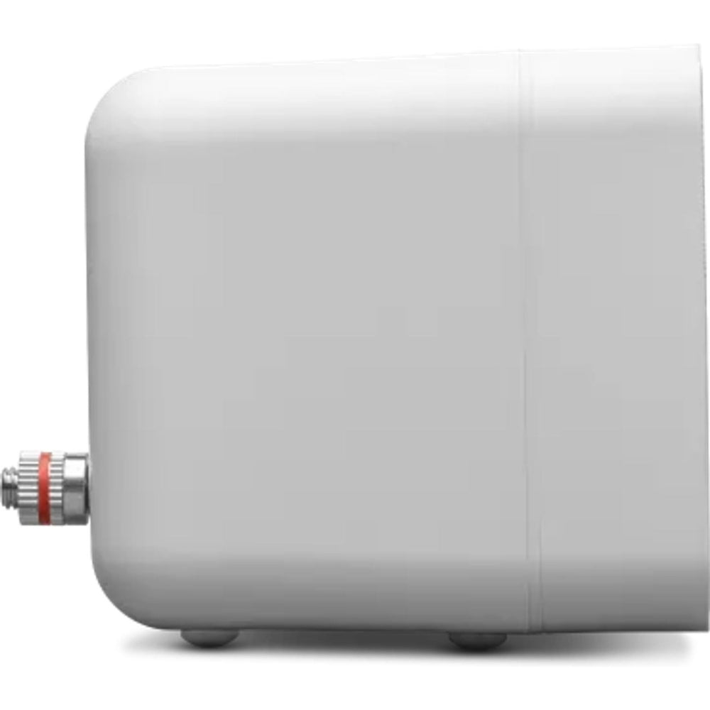 Cambridge Audio MSX 10 speakers with sleek black design and compact build, ideal for high-quality audio in home or office settings.