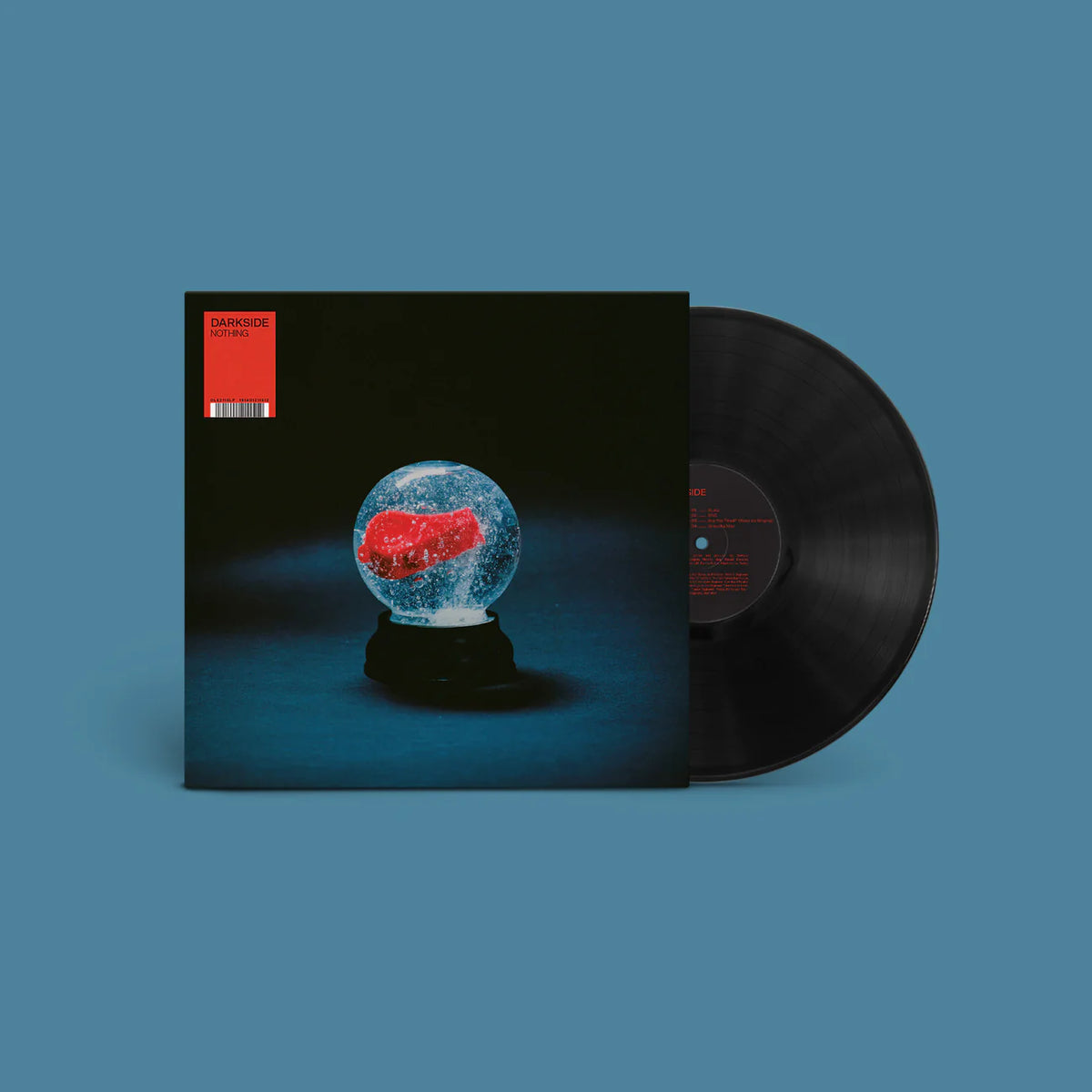 Darkside Nothing black vinyl LP by Matador Records featuring dark, electronic music with minimalistic black album cover.