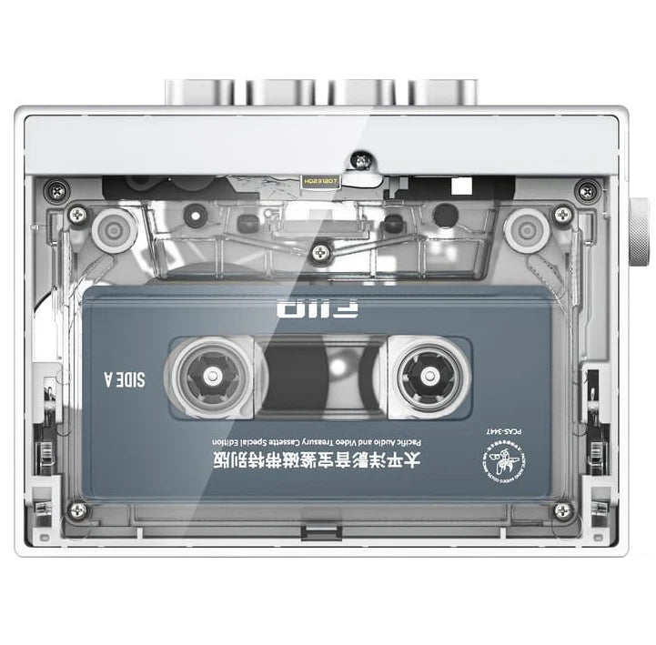FiiO CP13 portable music player with sleek black design, touchscreen display, and control buttons on the front.