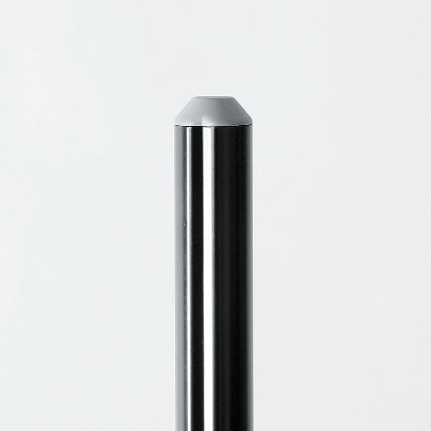 K&M 21435 PA speaker stand with adjustable height and sturdy metal construction for professional audio setups.