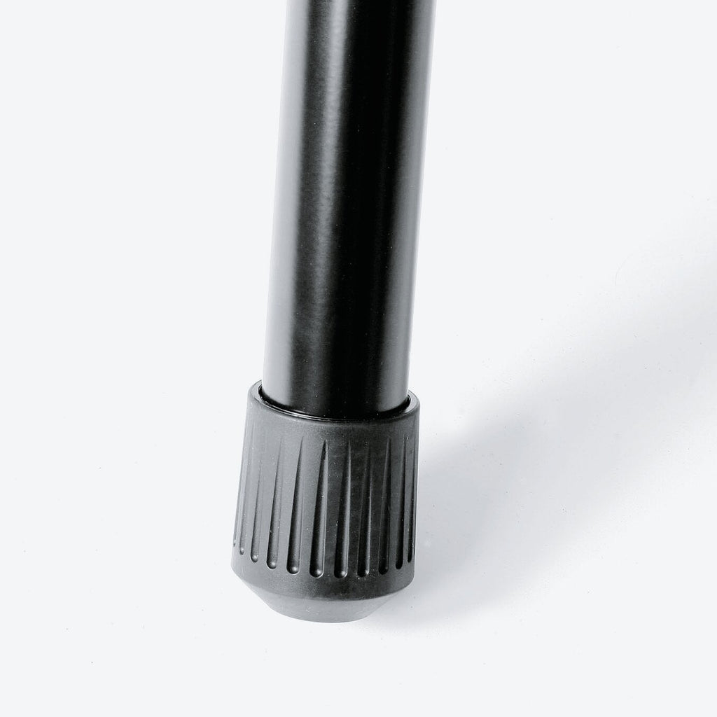 K&M 21435 PA speaker stand with adjustable height and sturdy metal construction for professional audio setups.