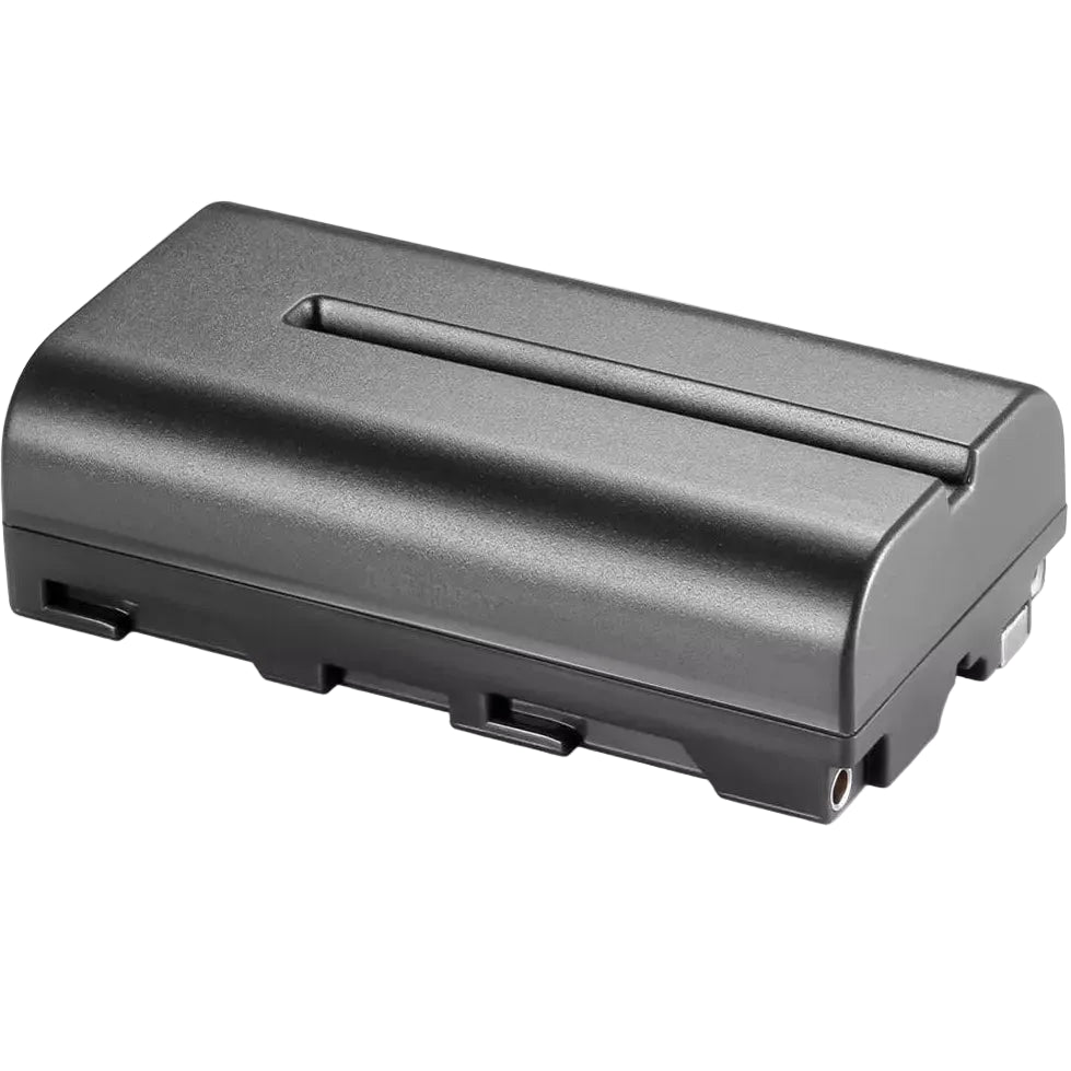 Nanlite 2000mAh NP-F type camera battery for digital cameras and camcorders, compact and rechargeable power source.