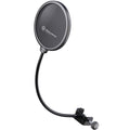 K&M 23956 Popkiller microphone pop filter with foam screen for vocal recording and sound protection.