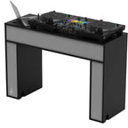 Glorious Modular Mix Station DJ table with sleek design, adjustable components, and sturdy construction for music mixing setups.