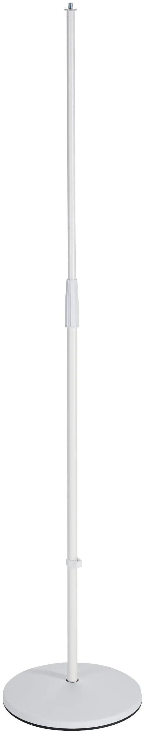 K&M 260/1 floor microphone stand with adjustable height and sturdy base, designed for professional audio setups.