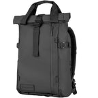 Wandrd Prvke bag designed for video equipment storage with multiple compartments and rugged black exterior.