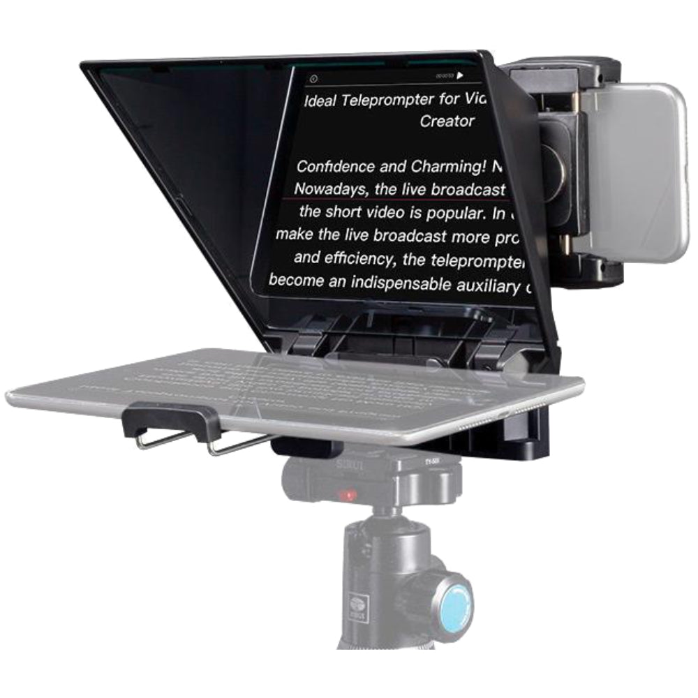 Feelworld TP2A Portable 8" Teleprompter for Smartphone & DSLR