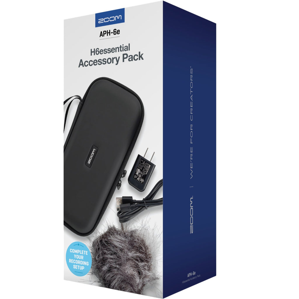 Zoom APH-6e digital recorder with multiple input options and compact design, ideal for professional audio recording.