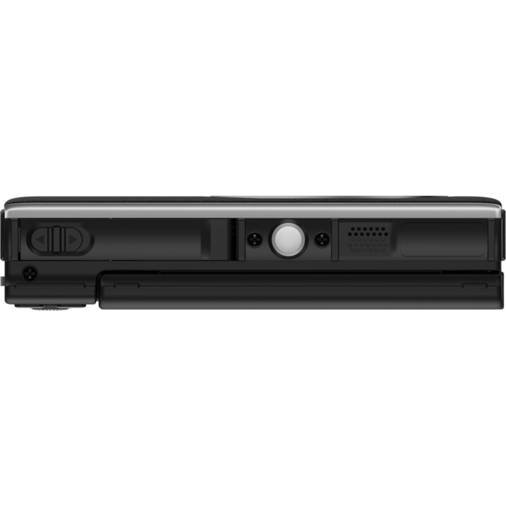 Yashica Tank instant compact camera with sleek design, featuring lens and viewfinder, perfect for quick photography.