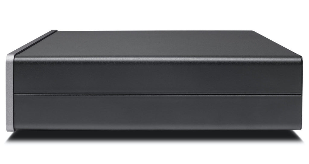 Cambridge Audio MXN10 music streamer shown in a packshot image with front view, displaying the device's sleek design and control buttons.