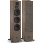 DALI Sonik 9 passive floorstanding speakers with sleek black cabinets and multiple drivers for high-quality sound.