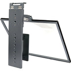 Feelworld TP16 teleprompter with adjustable glass and mounting hardware for professional video presentations and filming.