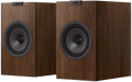 KEF Q1 Meta passive bookshelf speakers with black finish, showcasing compact design and front-facing speaker drivers.