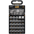 Teenage Engineering PO-32 Tonic gadget with colorful buttons and display, used for music production and sound synthesis.
