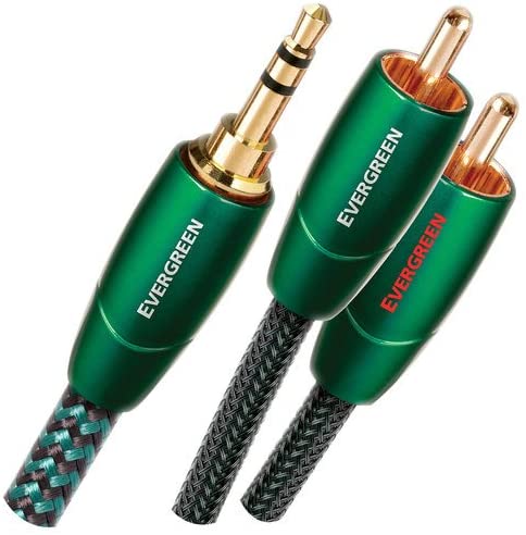 Audioquest Evergreen 3.5mm TRS - Dual RCA Cable 1m - Soundium