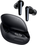 Wireless in-ear headphones by Soundcore Liberty 4 Pro with black earbuds and sleek charging case.