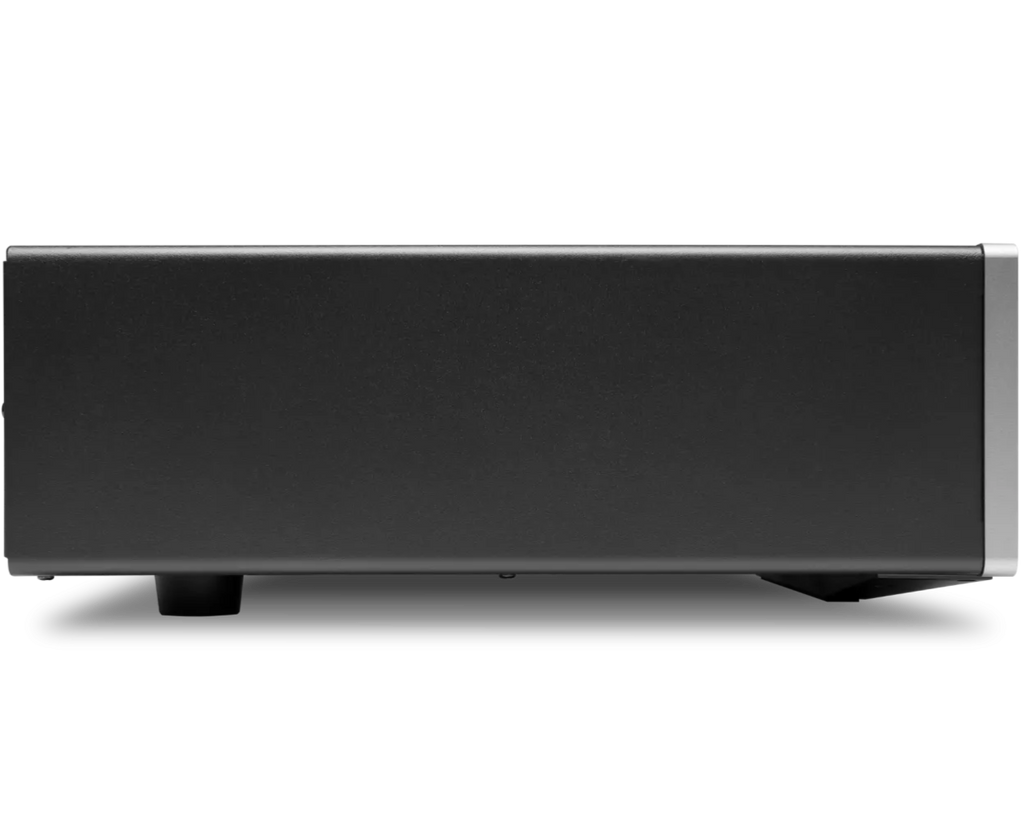 Cambridge Audio EXA100 stereo amplifier with sleek black design and control knobs, ideal for high-quality audio listening.