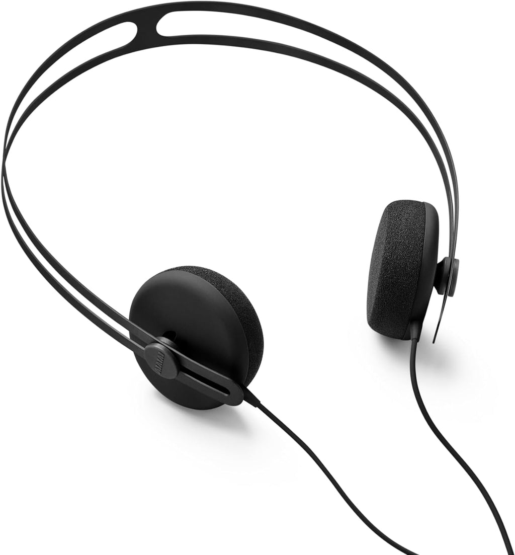 AIAIAI wired headphones with over-ear design and black finish, featuring adjustable headband and padded ear cups for comfort.