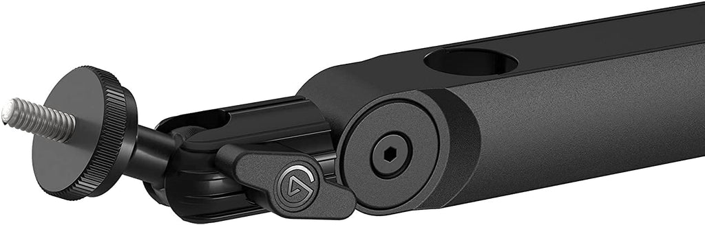 Elgato Wave Mic Arm Low Profile broadcast microphone arm with sleek design and adjustable mount for studio setups