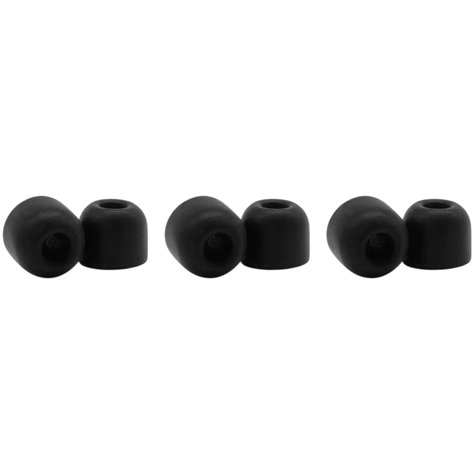 Shure EACYF1-6S Black Foam Sleeves (Small, 3 Pair)