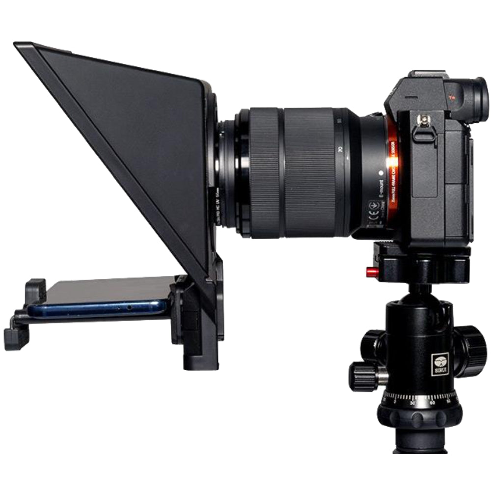 Feelworld TP2A Portable 8" Teleprompter for Smartphone & DSLR